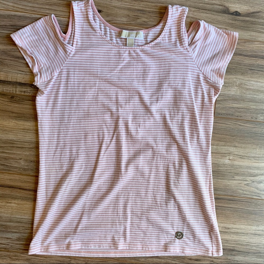 MICHAEL Michael Kors Cold Shoulder Top - Small